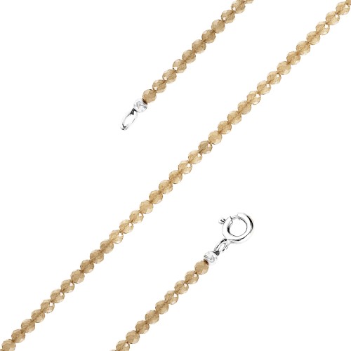 Серебряный браслет с фианитом