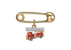 Булавка из серебра с эмалью