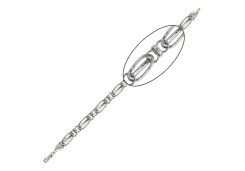 Серебряный браслет 