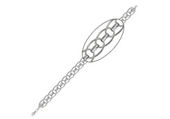 Серебряный браслет 