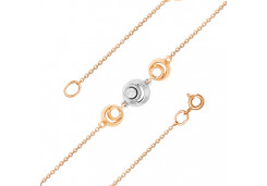 Золотой браслет с бриллиантом