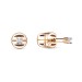 Золотые cерьги пусеты (гвоздики) с бриллиантом