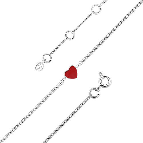 Серебряный браслет с эмалью