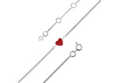 Серебряный браслет с эмалью