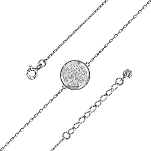 Серебряный браслет с эмалью