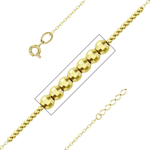 Браслет из желтого золота 