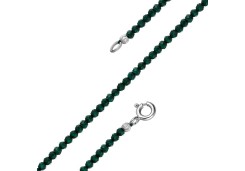 Серебряный браслет со шпинелью