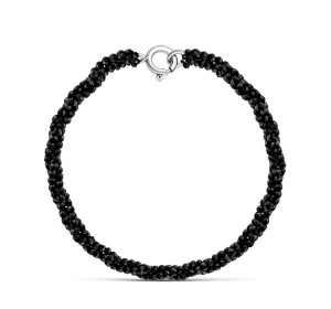 Серебряный браслет со шпинелью