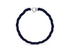 Серебряный браслет со шпинелью