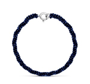 Серебряный браслет со шпинелью