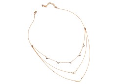 Золотое колье с бриллиантом