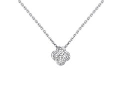 Колье из белого золота с бриллиантом