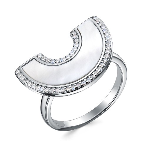 Серебряное кольцо с перламутром