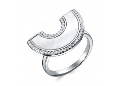 Серебряное кольцо с перламутром