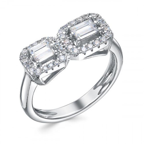 Серебряное кольцо с фианитом