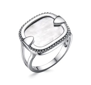 Серебряное кольцо с перламутром