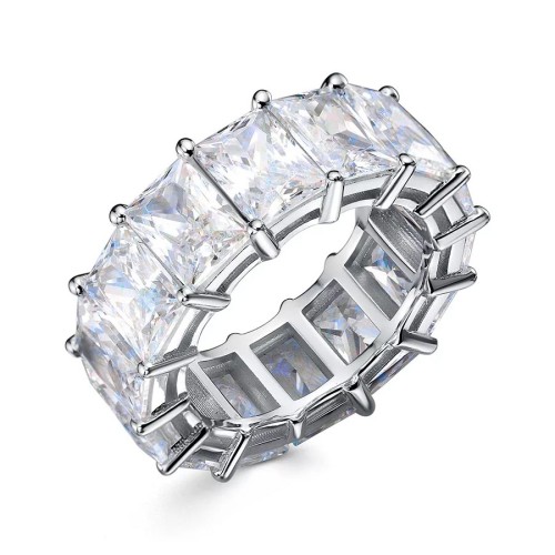 Серебряное кольцо с фианитом