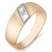 Золотое кольцо с бриллиантом