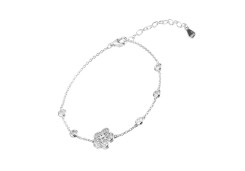 Серебряный браслет с фианитом