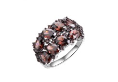 Серебряное кольцо с фианитом