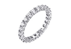 Серебряное кольцо с фианитом