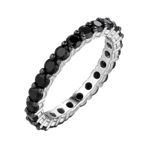Серебряное кольцо с фианитом