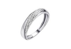 Серебряное кольцо с фианитом