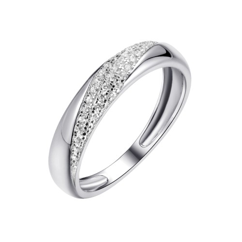 Серебряное кольцо с фианитом
