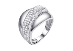 Серебряное кольцо с фианитом