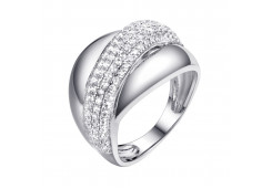 Серебряное кольцо с фианитом