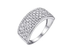 Серебряное кольцо с фианитом