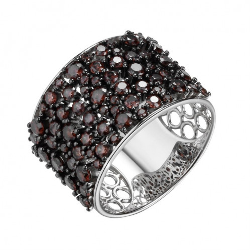 Серебряное кольцо с фианитом