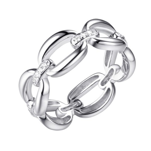 Серебряное кольцо с фианитом