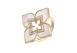 Серебряное кольцо с перламутром