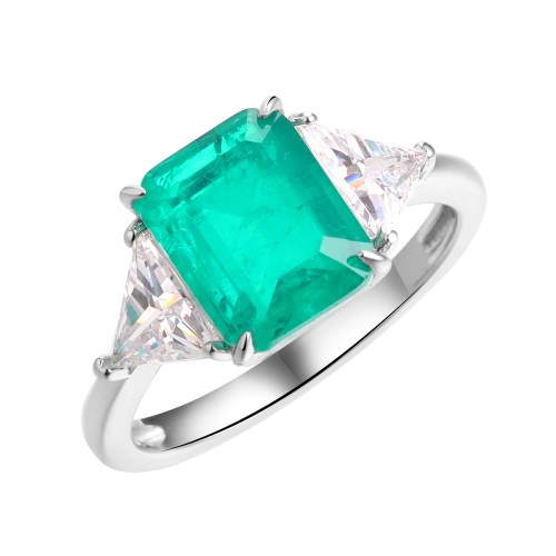 Серебряное кольцо с ситаллом
