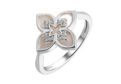 Серебряное кольцо с перламутром