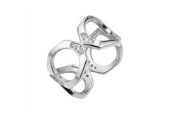 Серебряное кольцо с фианитом