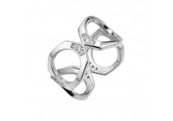 Серебряное кольцо с фианитом