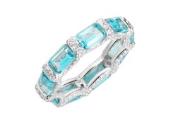 Серебряное кольцо с фианитом