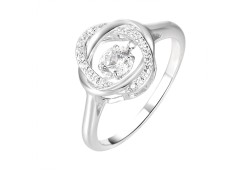 Серебряное кольцо с фианитом
