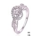Серебряное кольцо с фианитом
