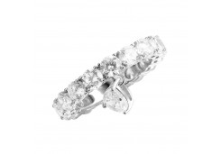 Серебряное кольцо с фианитом