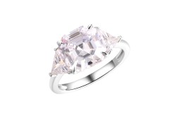 Серебряное кольцо с фианитом