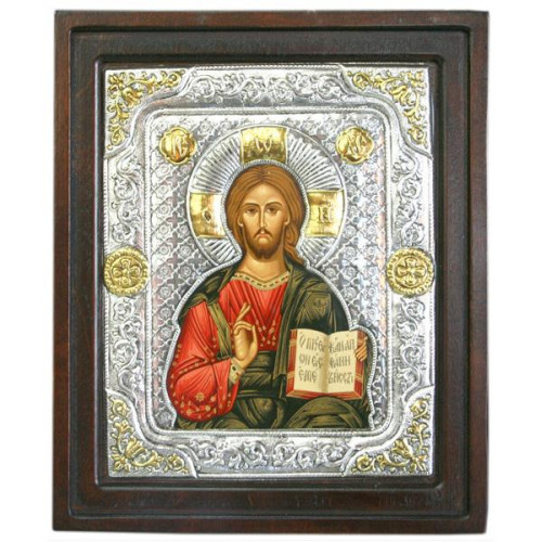 Икона Синтетический камень Большая Иисус Христос