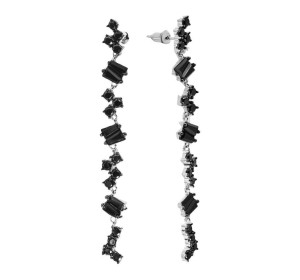 Серебряные cерьги пусеты (гвоздики) со шпинелью