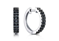 Серебряные cерьги со шпинелью