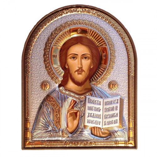 Икона Синтетический камень Малая Христос Спаситель (Ярославский)
