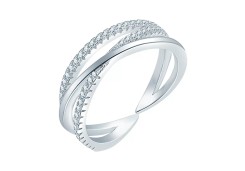 Серебряное кольцо с фианитом