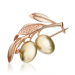 Брошь из золота 