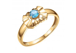 Золотое кольцо с топазом